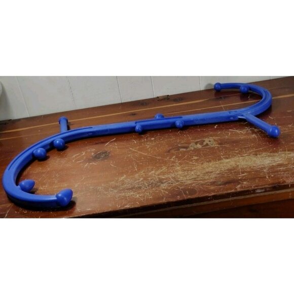 Body Back Buddy Blue Self Massage S-Shape Tool Trigger Point Deep Therapy - Picture 1 of 13